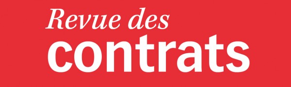 Colloque annuel Revue des contrats.