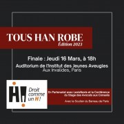 "Tous Han Robe" 2023 : concours d'éloquence mixte de Droit comme un H ! 