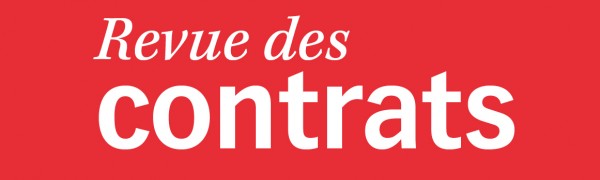 Colloque annuel Revue des contrats.